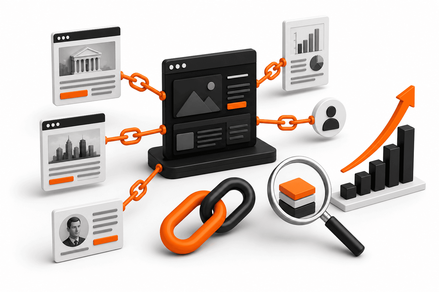 Güvenilir yayınlar, uzman kaynaklar ve marka sitesi arasında kurulan backlink otorite ağı